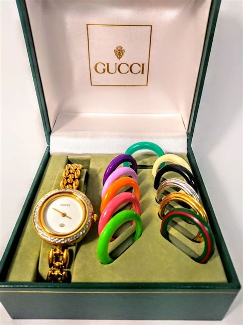 gucci bezel watch 1100 replacement band